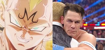 WWE x Dragon Ball fandoms collide in Majin Buu-style fanart of John Cena's shocking heel turn