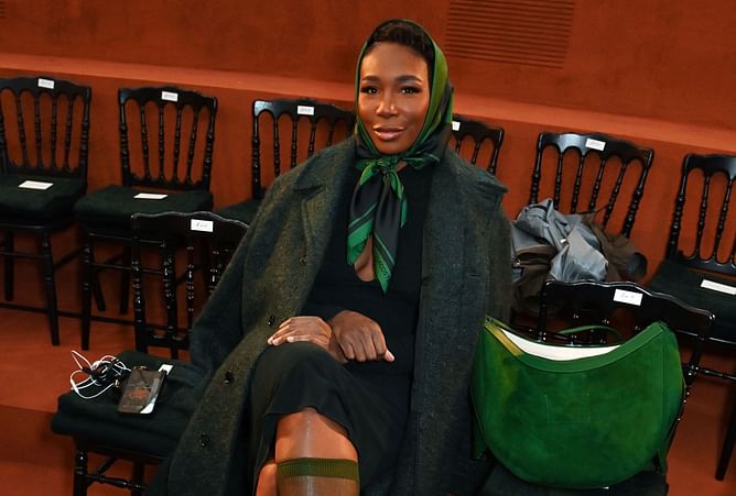 Venus Williams spotted with Oscar winning actor as she attends Lacoste's Fall Winter in Phillipe Chatrier