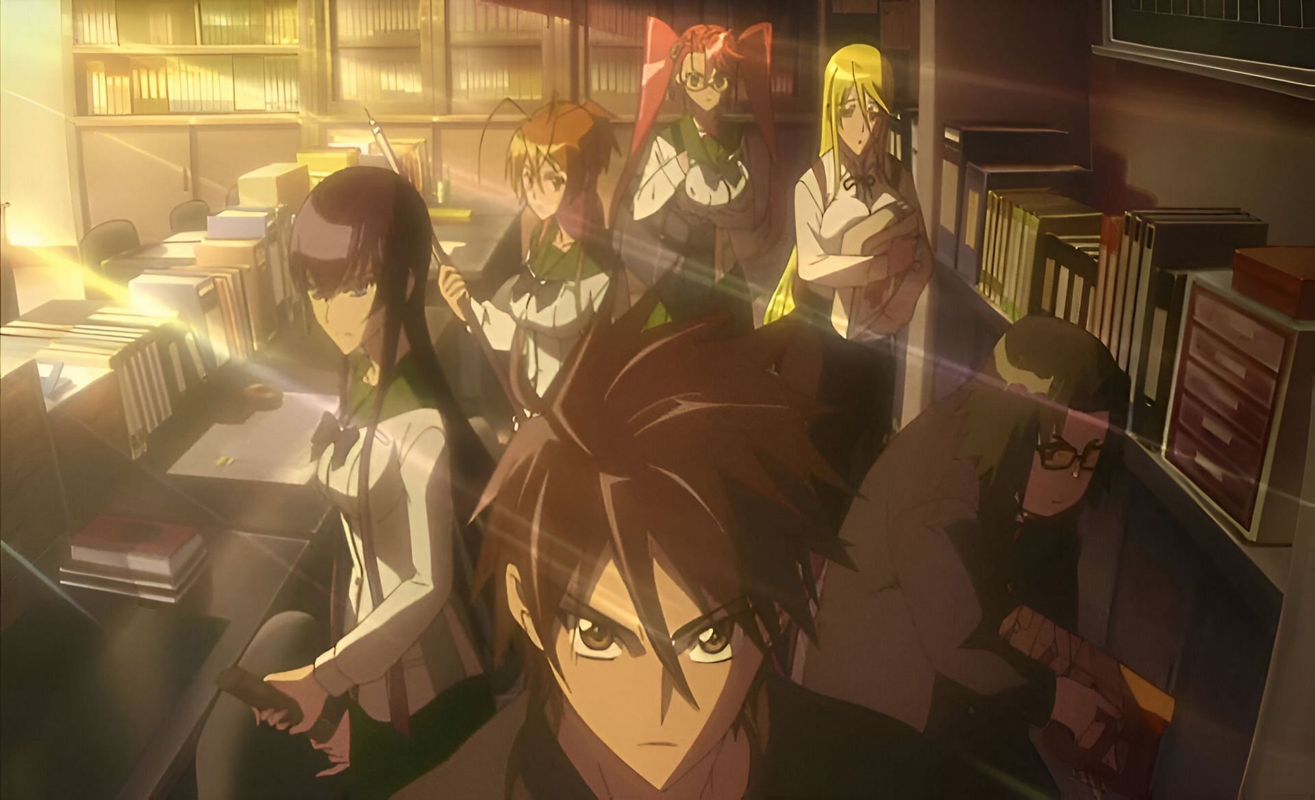 A still from the High School of the Dead anime (Image via Madhouse)