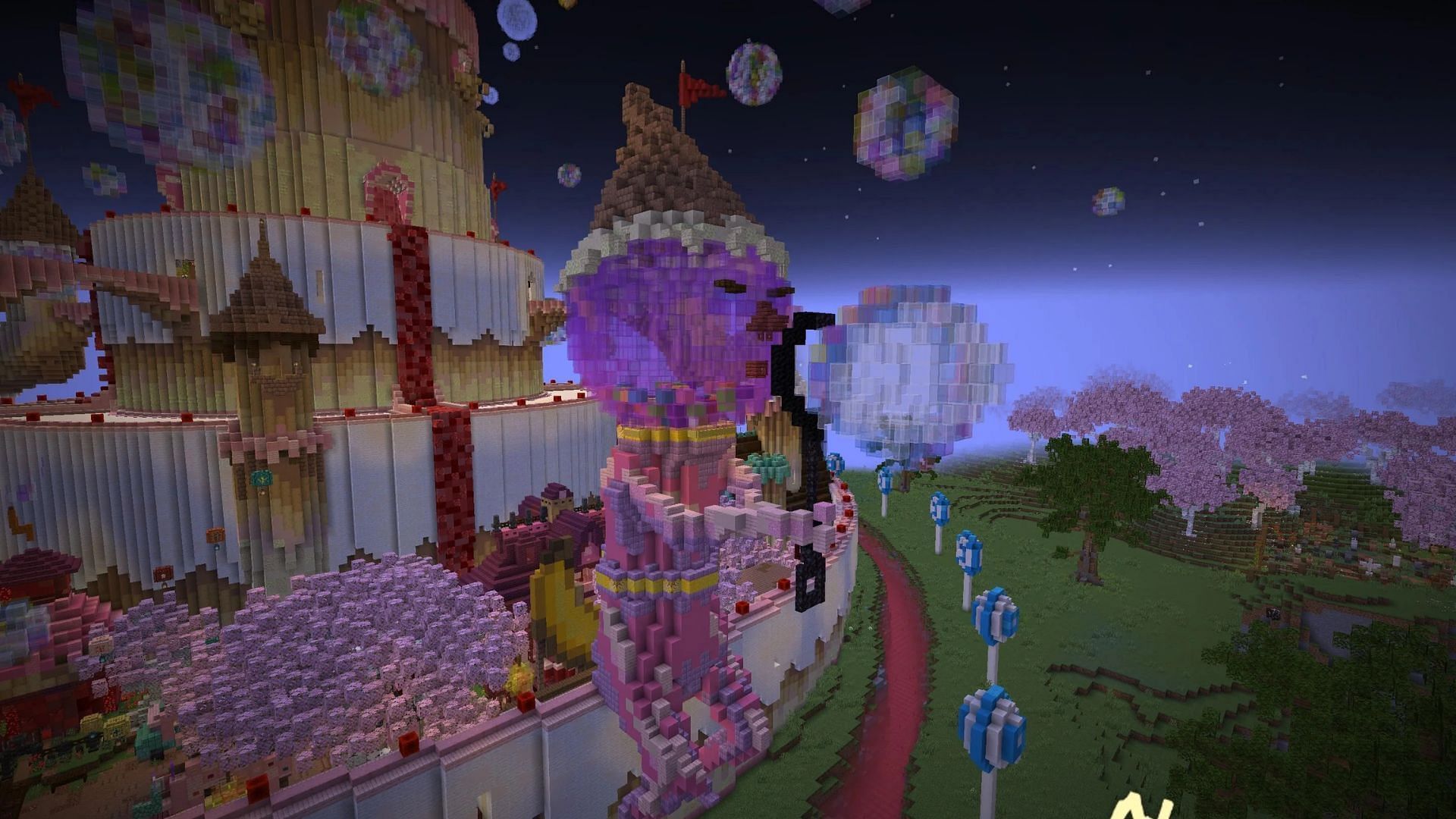 Minecraft Candy Kingdom build