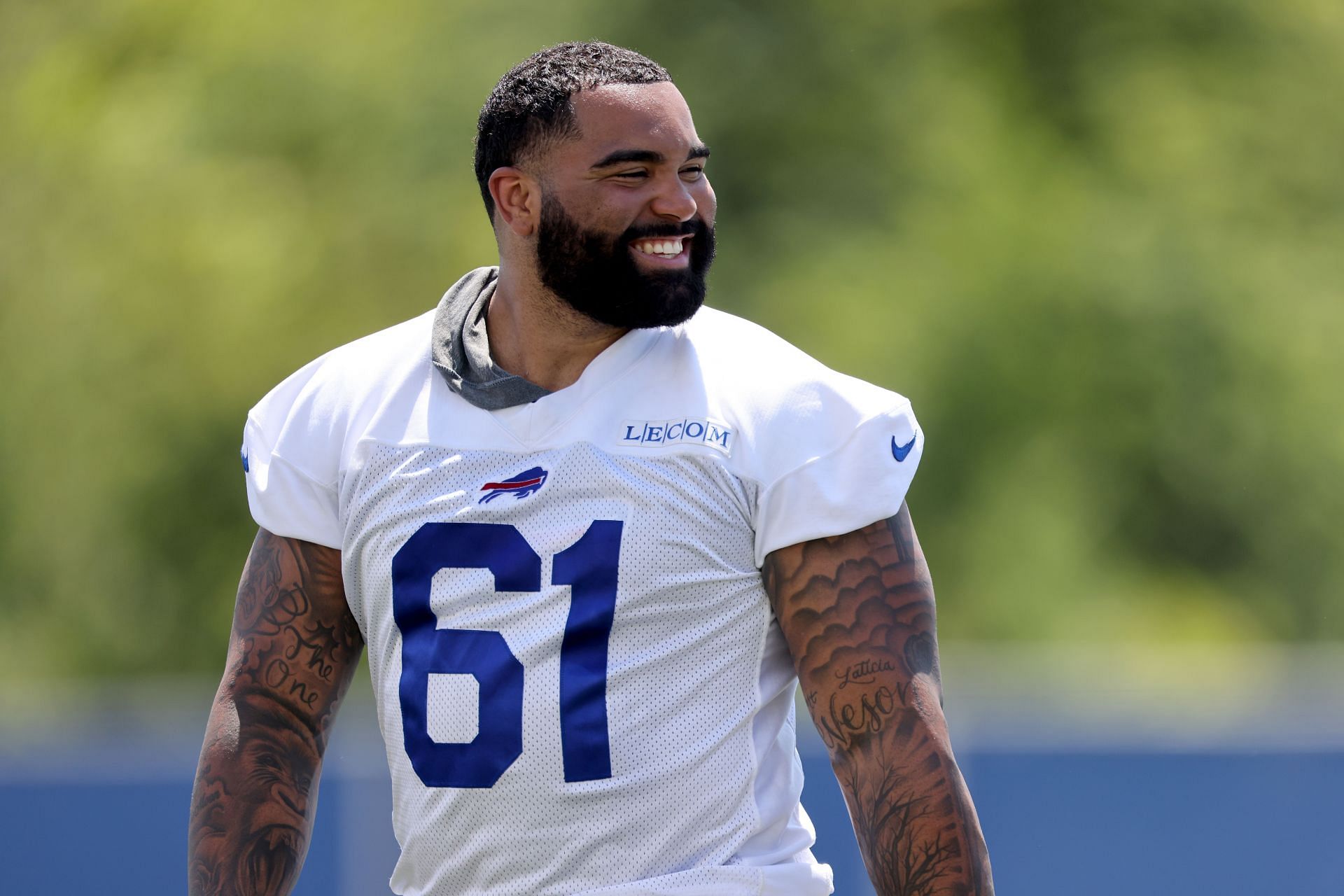 Gable Steveson during the Buffalo Bills Mandatory Minicamp - Source: Getty