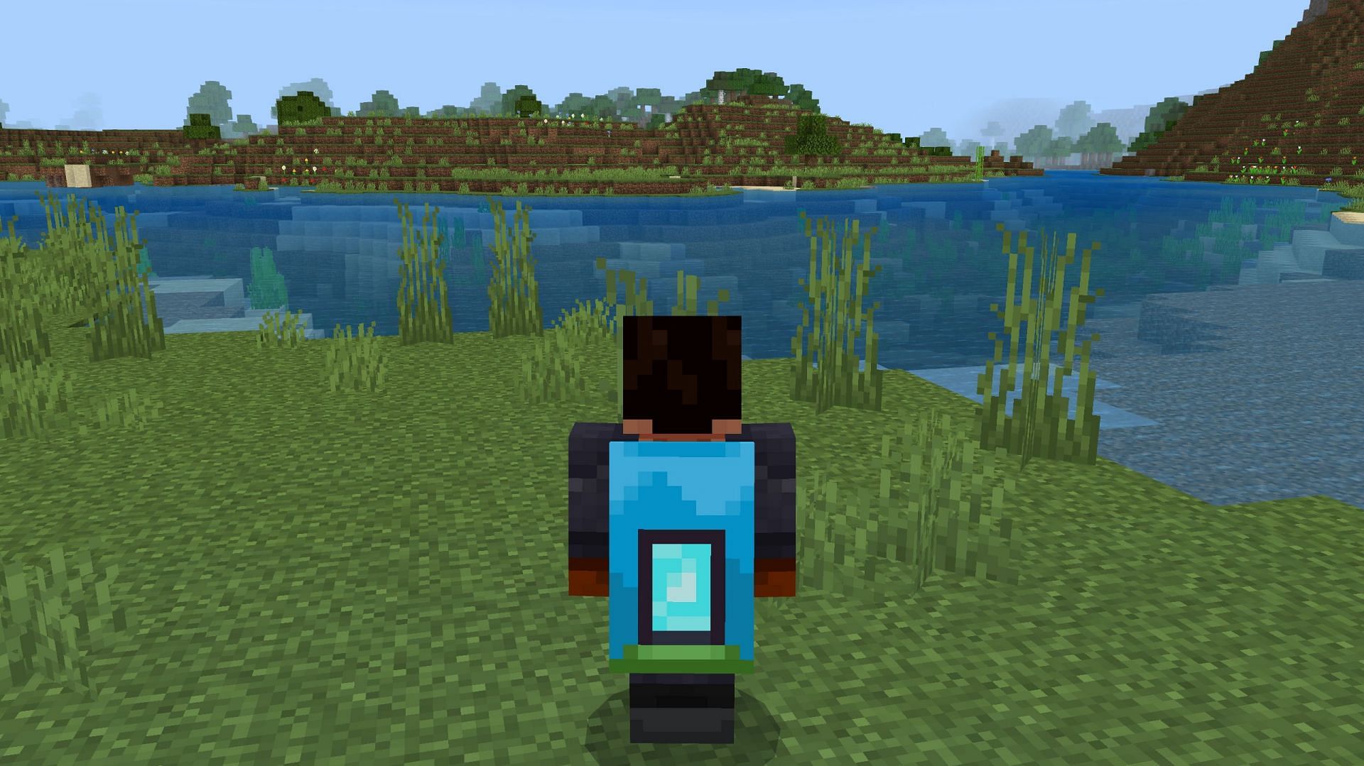 The home cape can be obtained by watching a Minecraft Twitch streamer for three minutes after activating the Twitch drop. (Image via Sportskeeda Gaming || Mojang Studios)