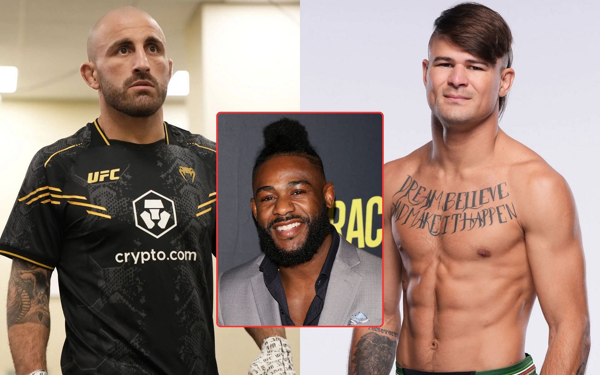 Aljamain Sterling drops big prediction for Alexander Volkanovski vs. Diego Lopes after social media spat.