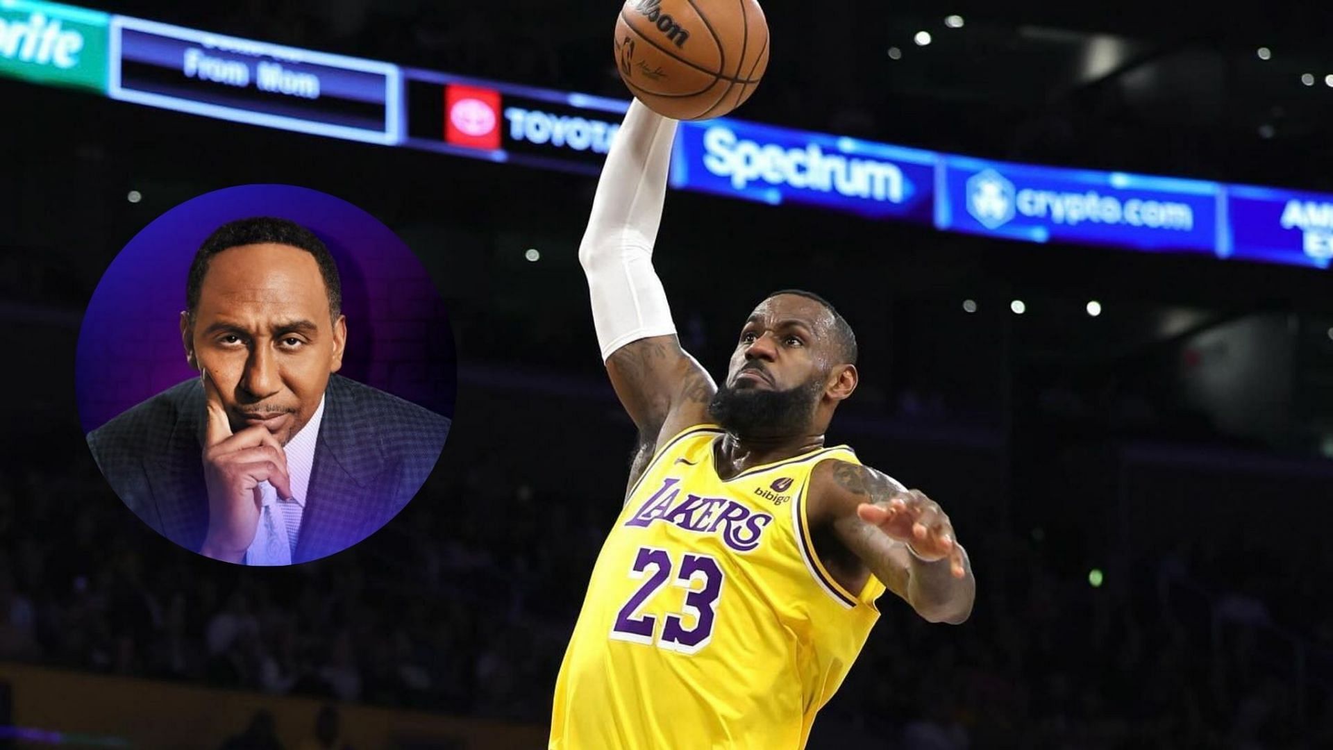 Stephen A. Smith calls out LeBron James for criticizing NBA media (Photos from Smith