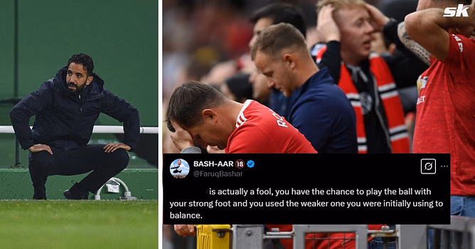 "Idol is Ronaldo but he plays like IShowSpeed" - Fans slam Manchester United star after penalty shootout loss to Fulham in FA Cup clash
