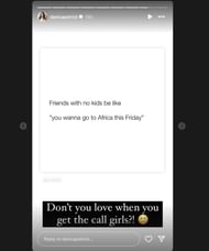 Danica Patrick's story - Source: via @danicapatrick on Instagram