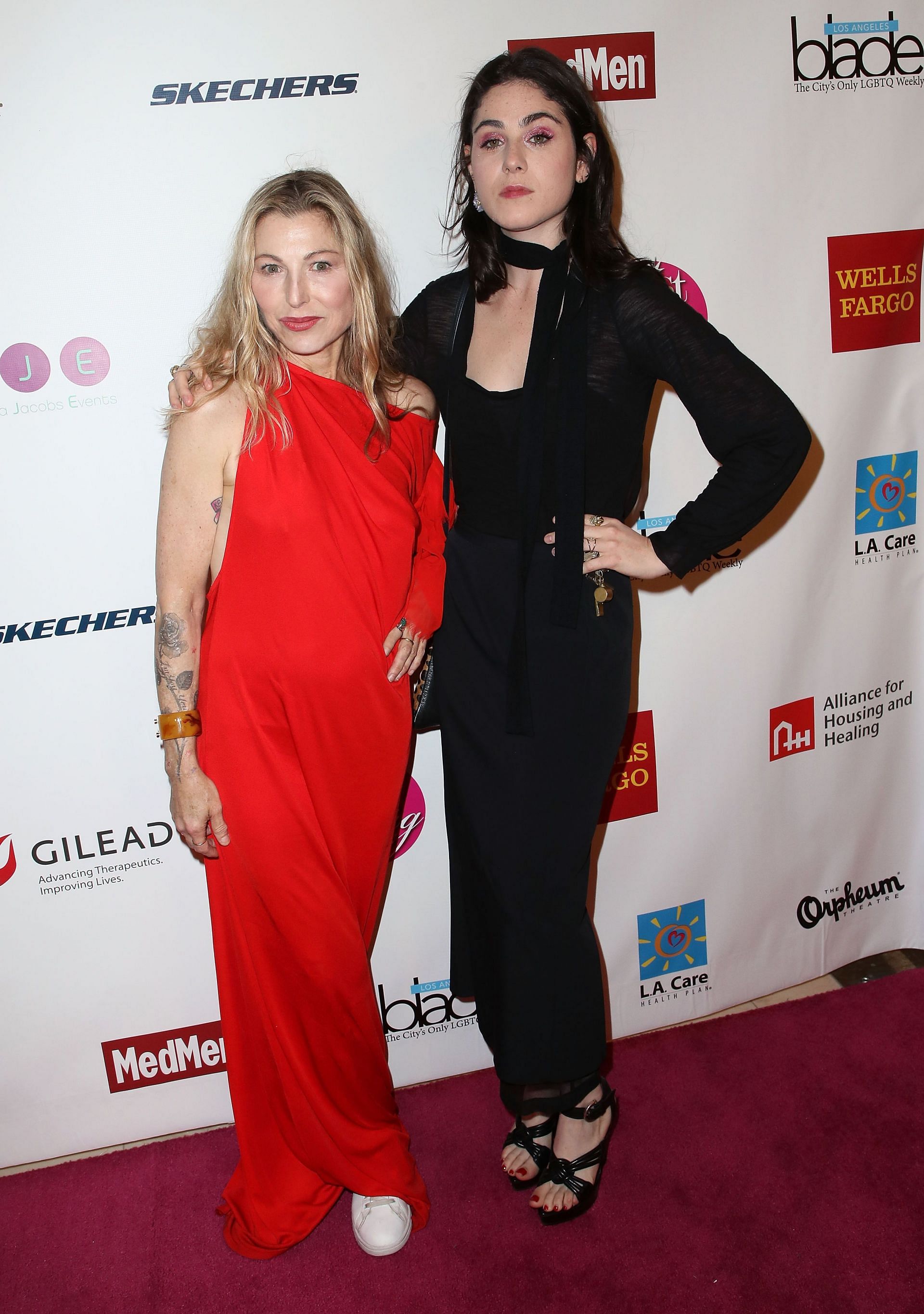 Emily McEnroe with her mother Tatum O&#039;Neal. Source: Getty