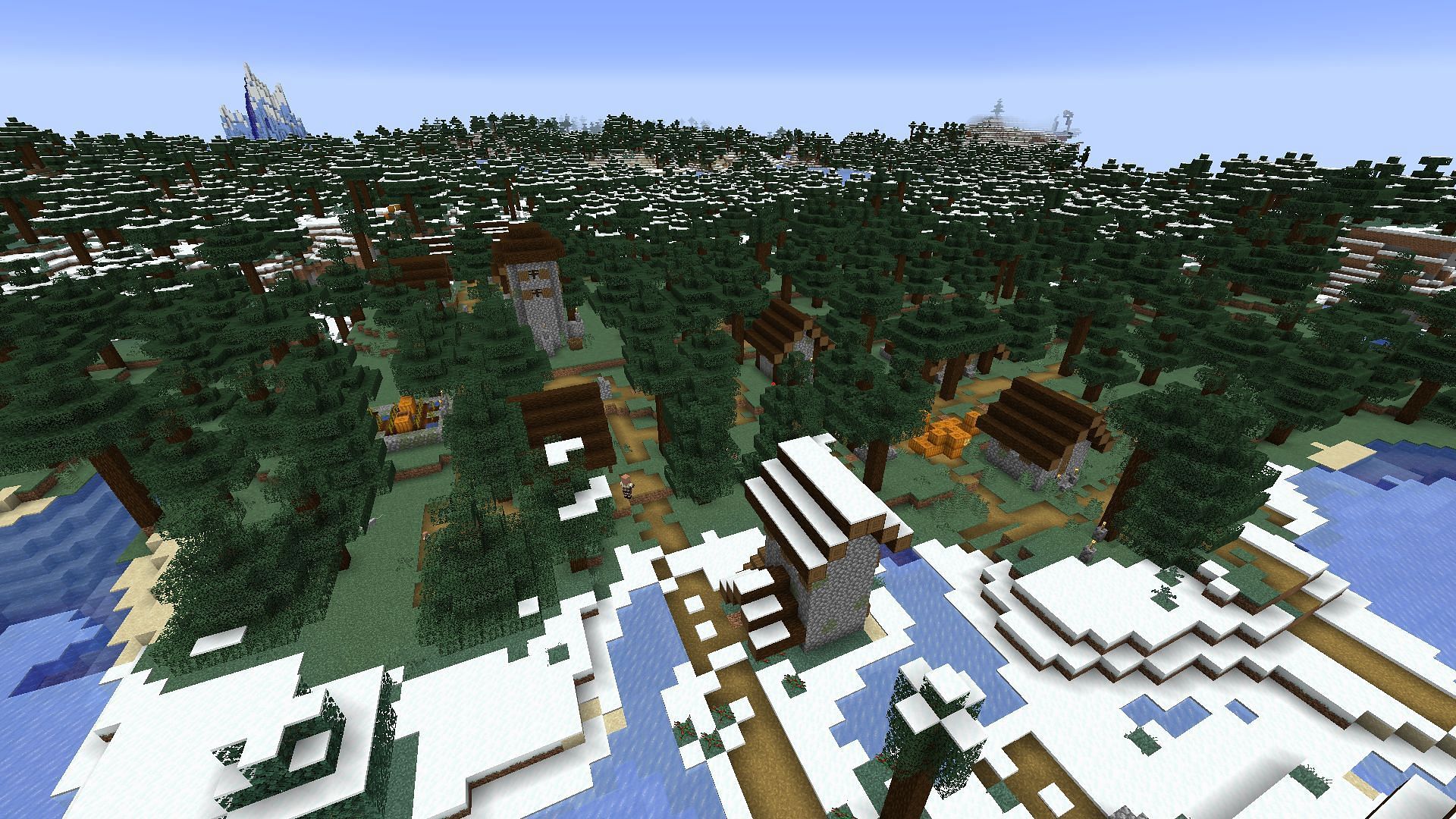 Hardcore seed for snow biome fans (Image via Mojang &amp; Sportskeeda Gaming)