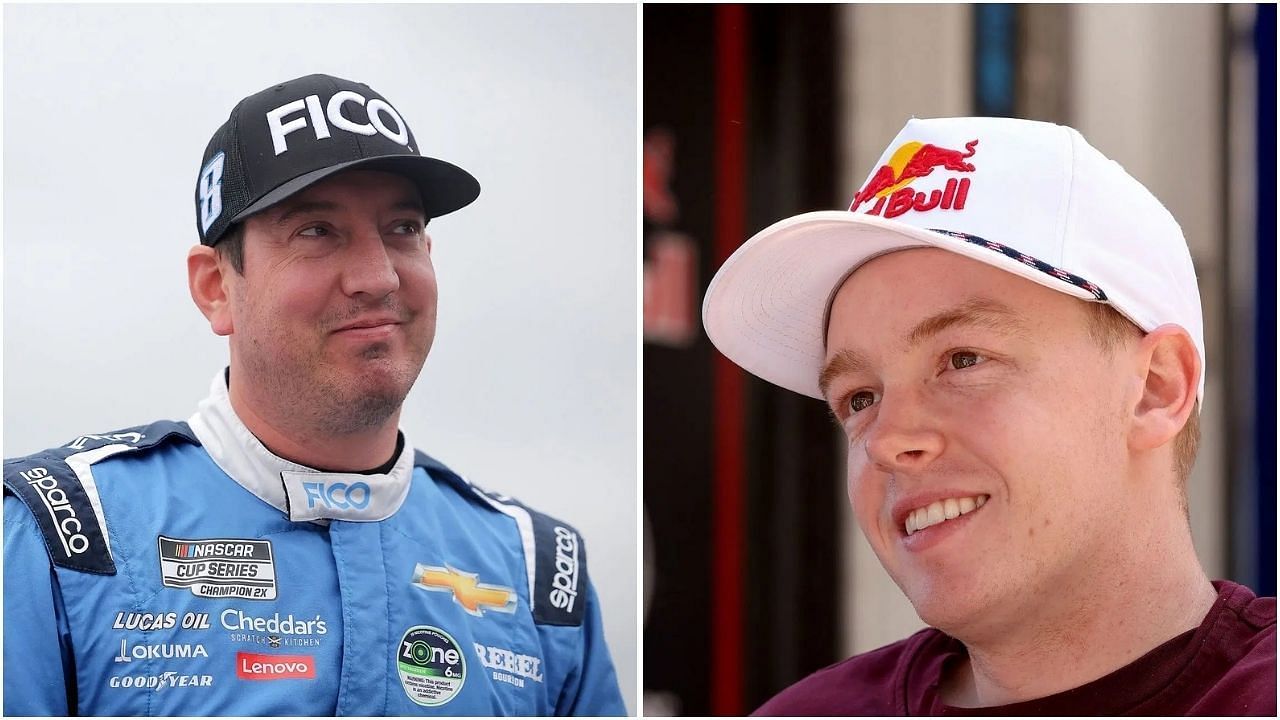  Kyle Busch (L) and Connor Zilisch (R) (Source: Getty Images)