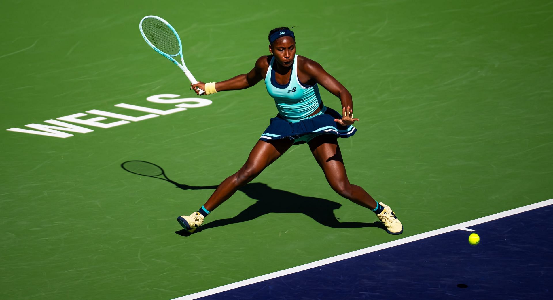 Coco Gauff at the 2025 BNP Paribas Open [Image Source: Getty Images]