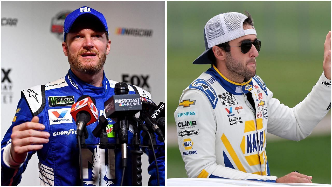 Dale Earnhardt Jr. and Chase Elliott, Imagn