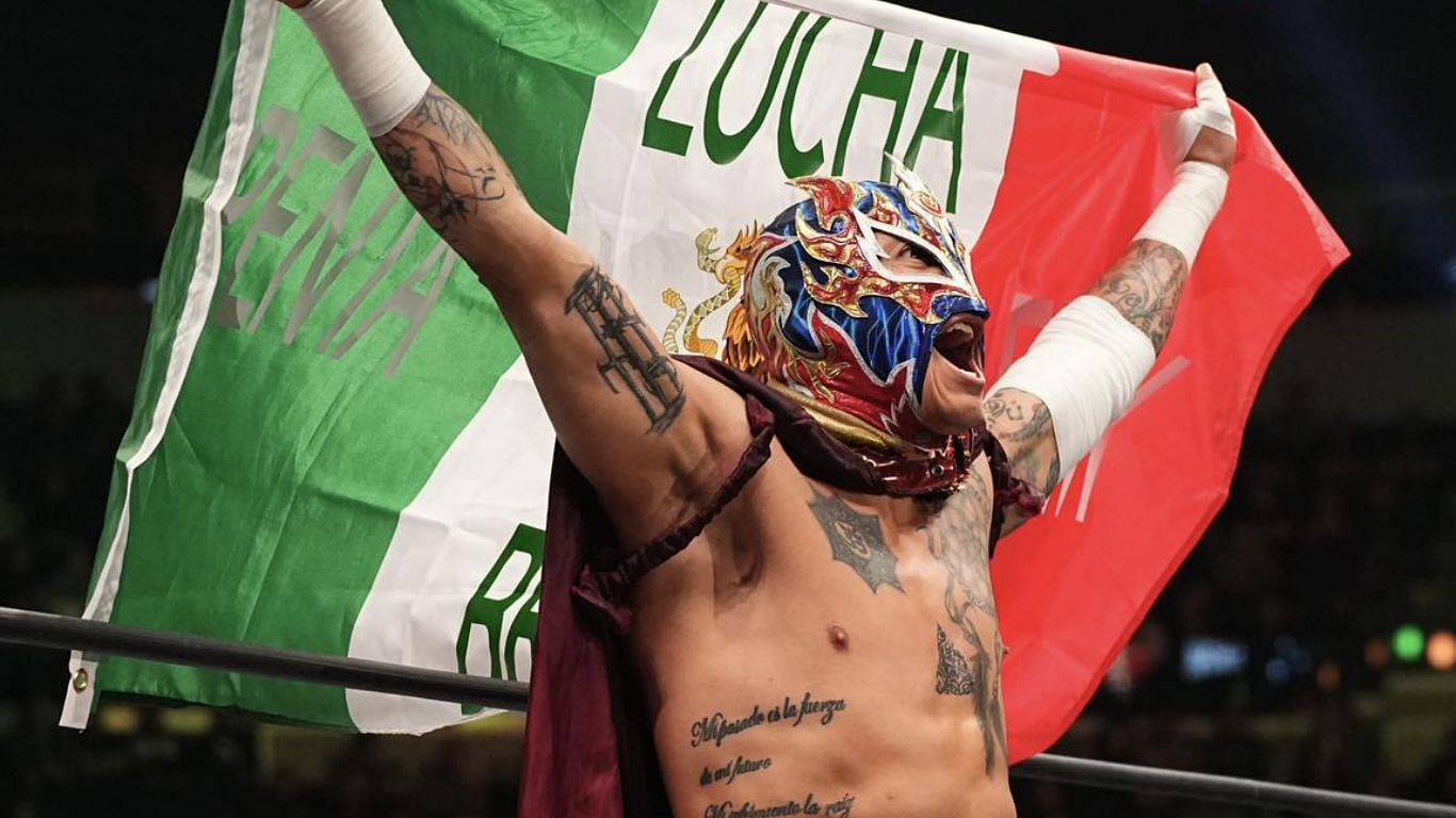 Rey Fenix recently left AEW [image source: AEW Facebook]