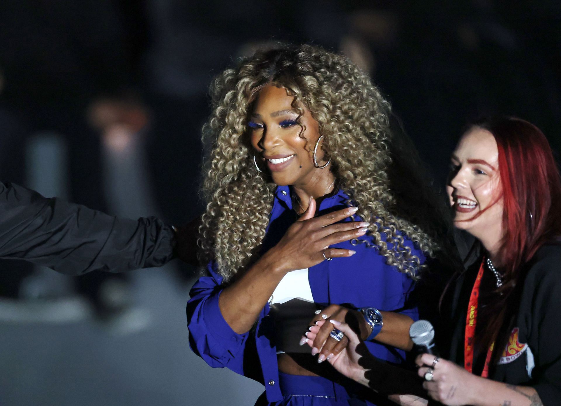 Serena Williams at the Super Bowl championship game | Image Source: Getty