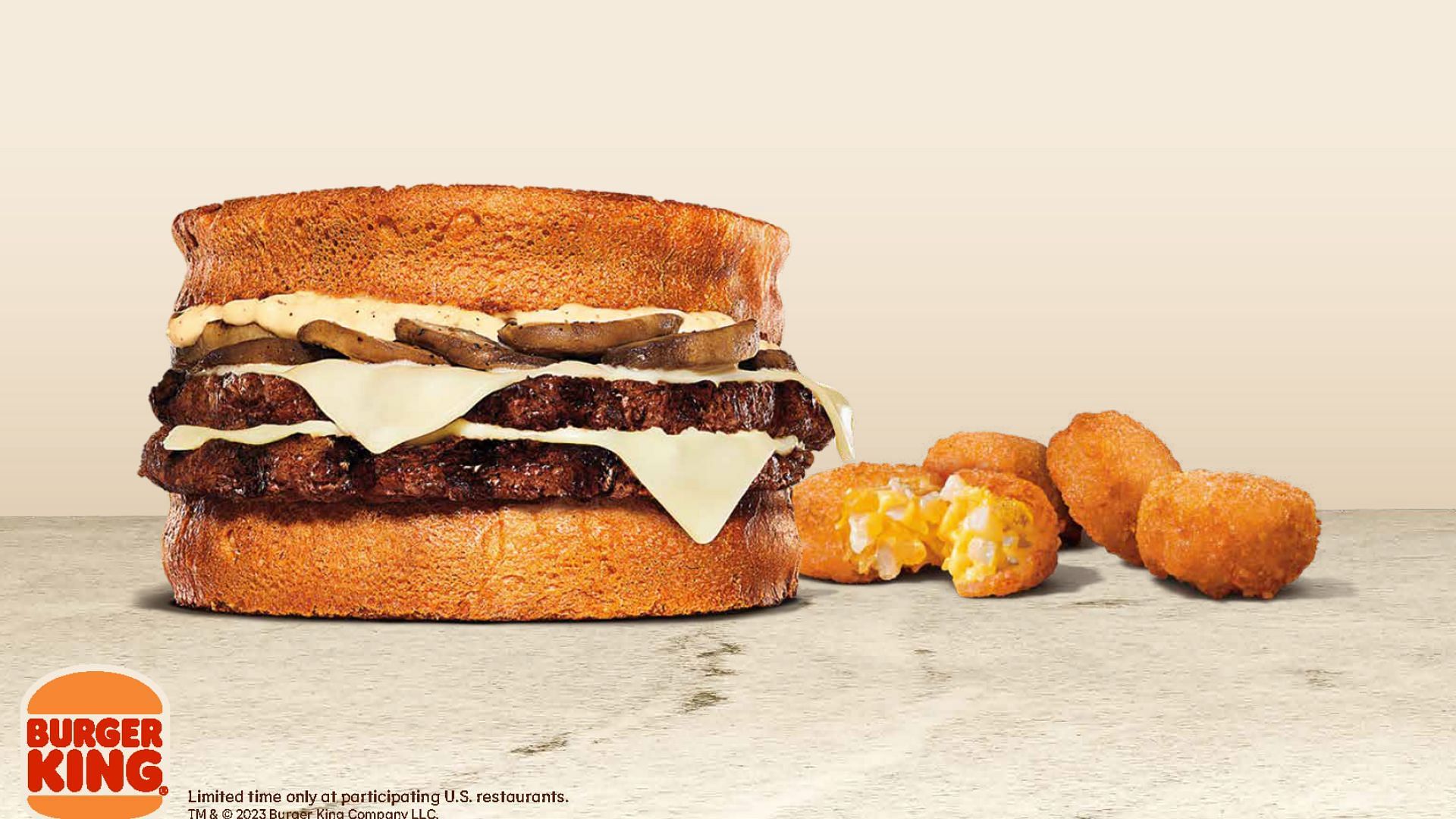 Shroom n&rsquo; Swiss Melt &amp; Cheesy Tots (Image via Burger King)