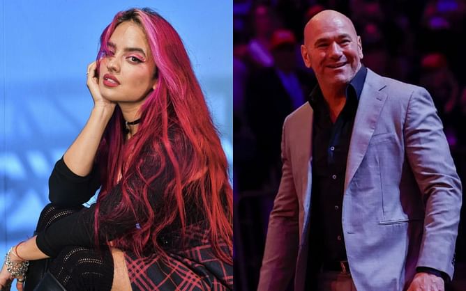 Nina-Marie Daniele reacts after Dana White's 'F*ck it Friday' makes a return ahead of UFC 313