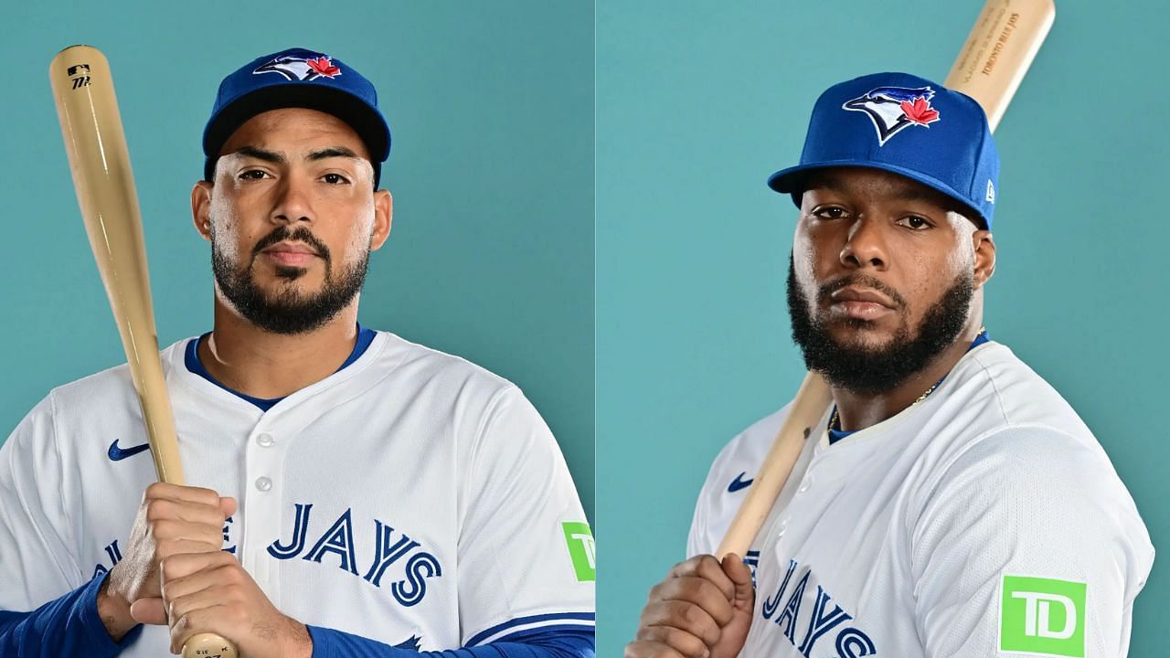 Anthony Santander (L) and Vladimir Guerrero Jr. (R) (Images from - Getty)