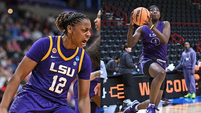Flau'jae Johnson drops 3-word reaction as teammate Mikaylah Williams celebrates Sweet 16 win vs NC State