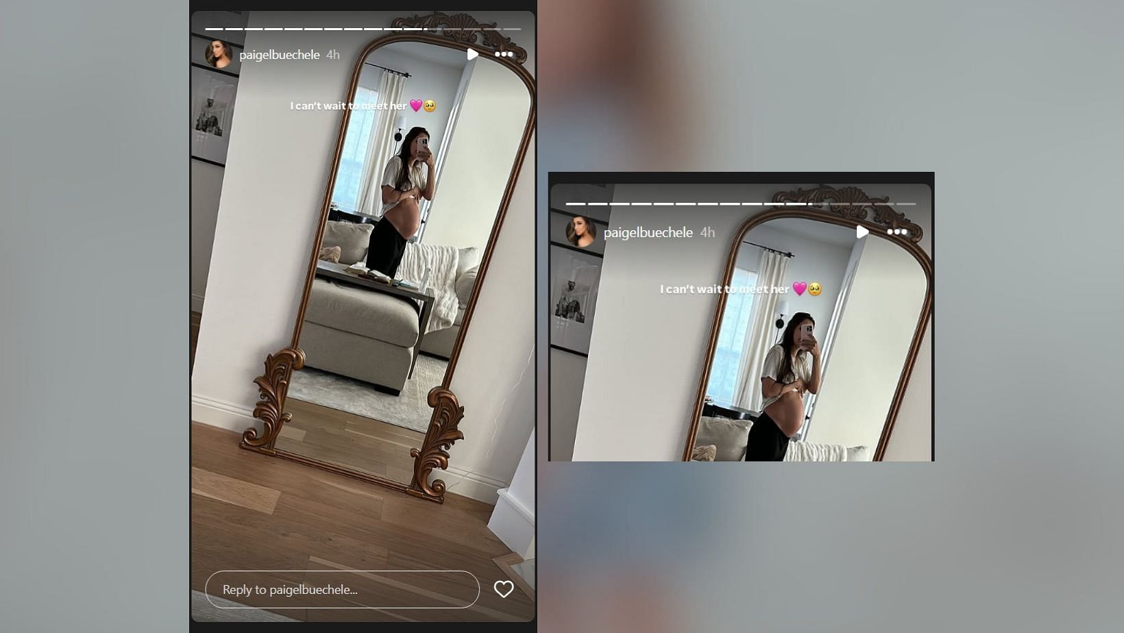 Paige Buechele shares high anticipations of meeting first daughter as labor day nears (Image Source: @paigelbuechele/IG)