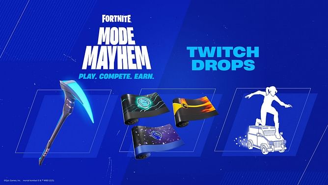 Fortnite Chapter 6 Season 2 Mode Mayhem Twitch Drops: All rewards and how to get