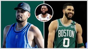 Nick Kyrgios reacts to $80,000,000-worth Jayson Tatum leading Celtics to stunning victory over $800,000,000-worth LeBron James-led Lakers