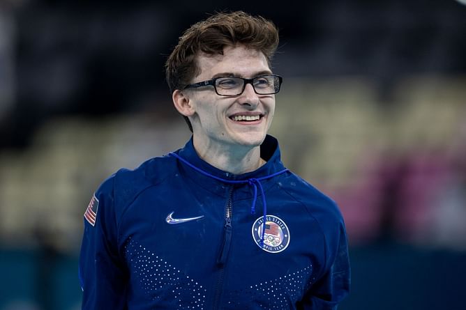 Stephen Nedoroscik reacts to fan crediting him for 'single-handedly' expanding interest in men's gymnastics