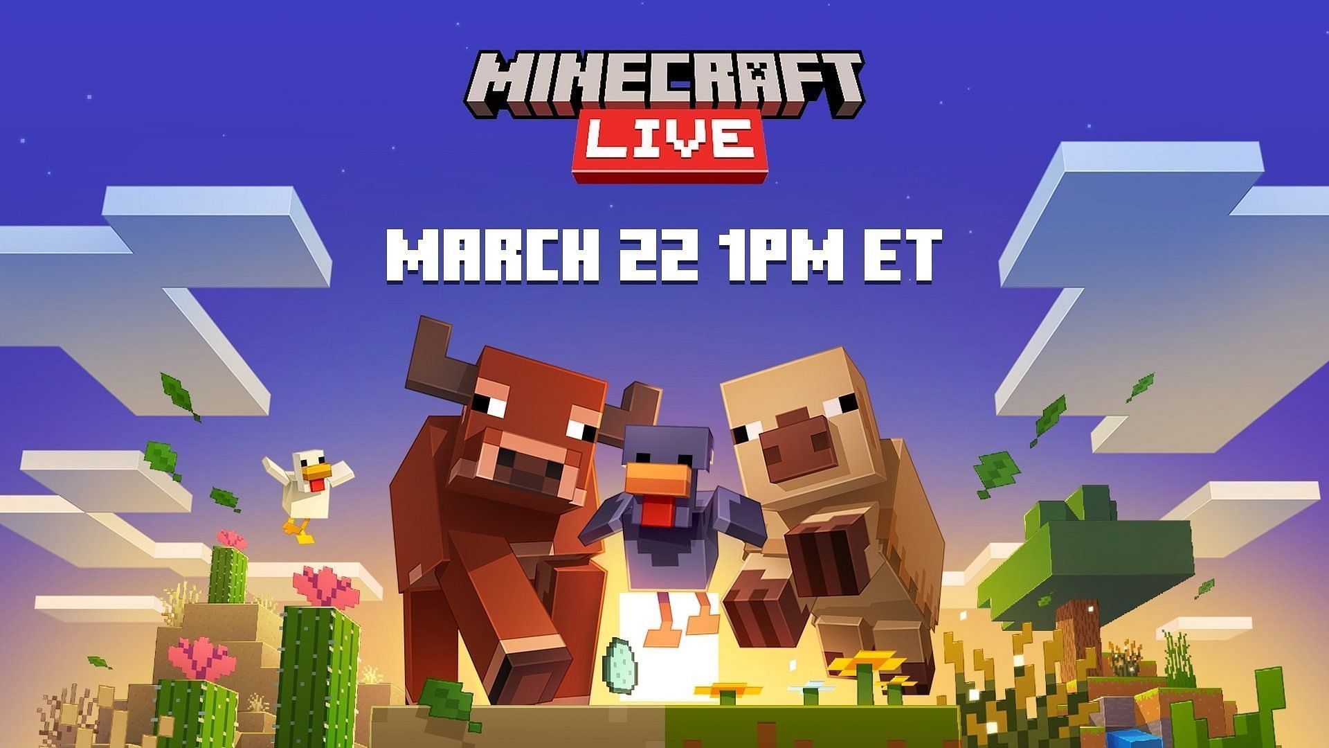 The livestream is set to take place on March 22, 2025 (Image via Mojang Studios)