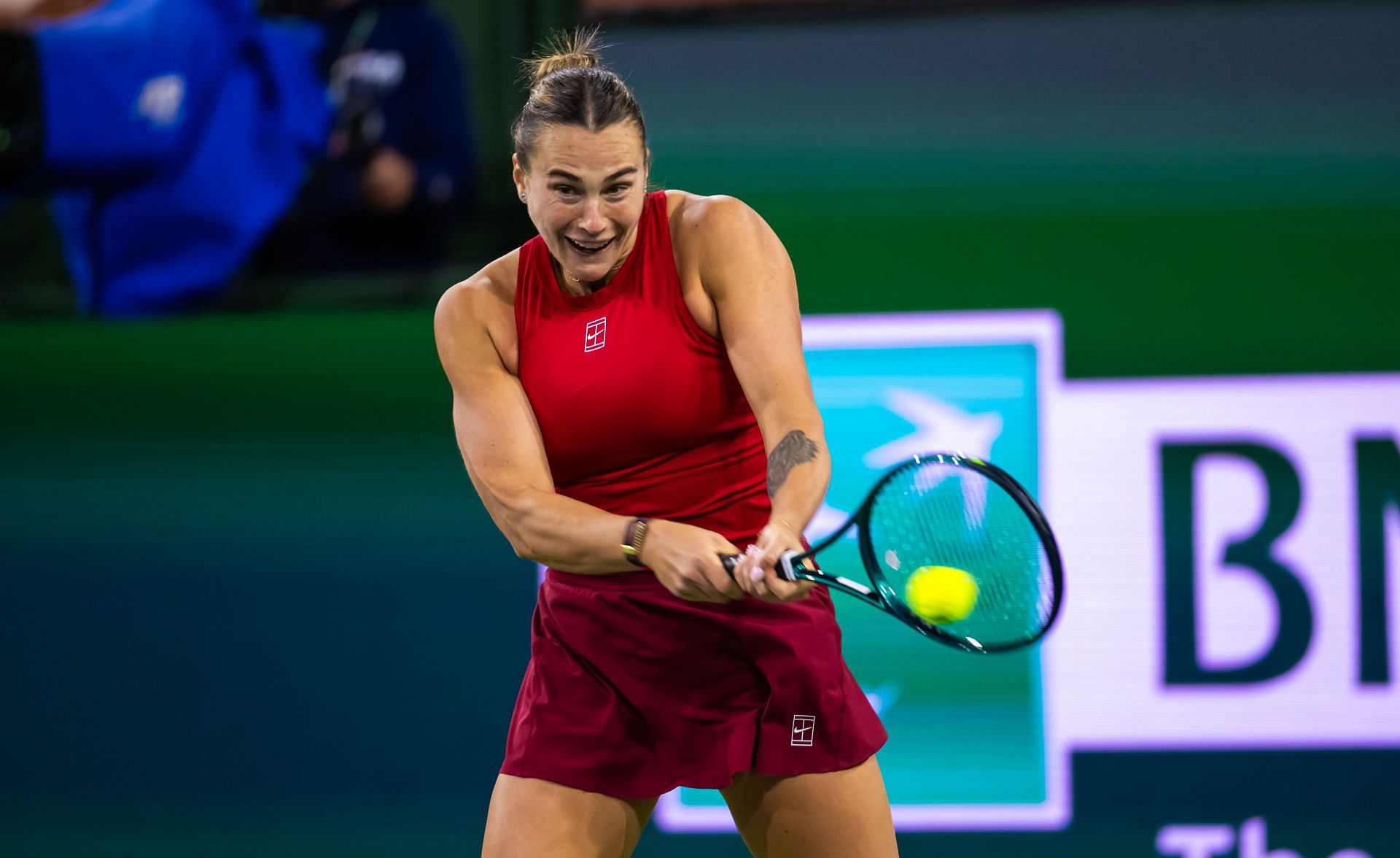 Sabalenka at the 2025 BNP Paribas Open (Source: Getty)