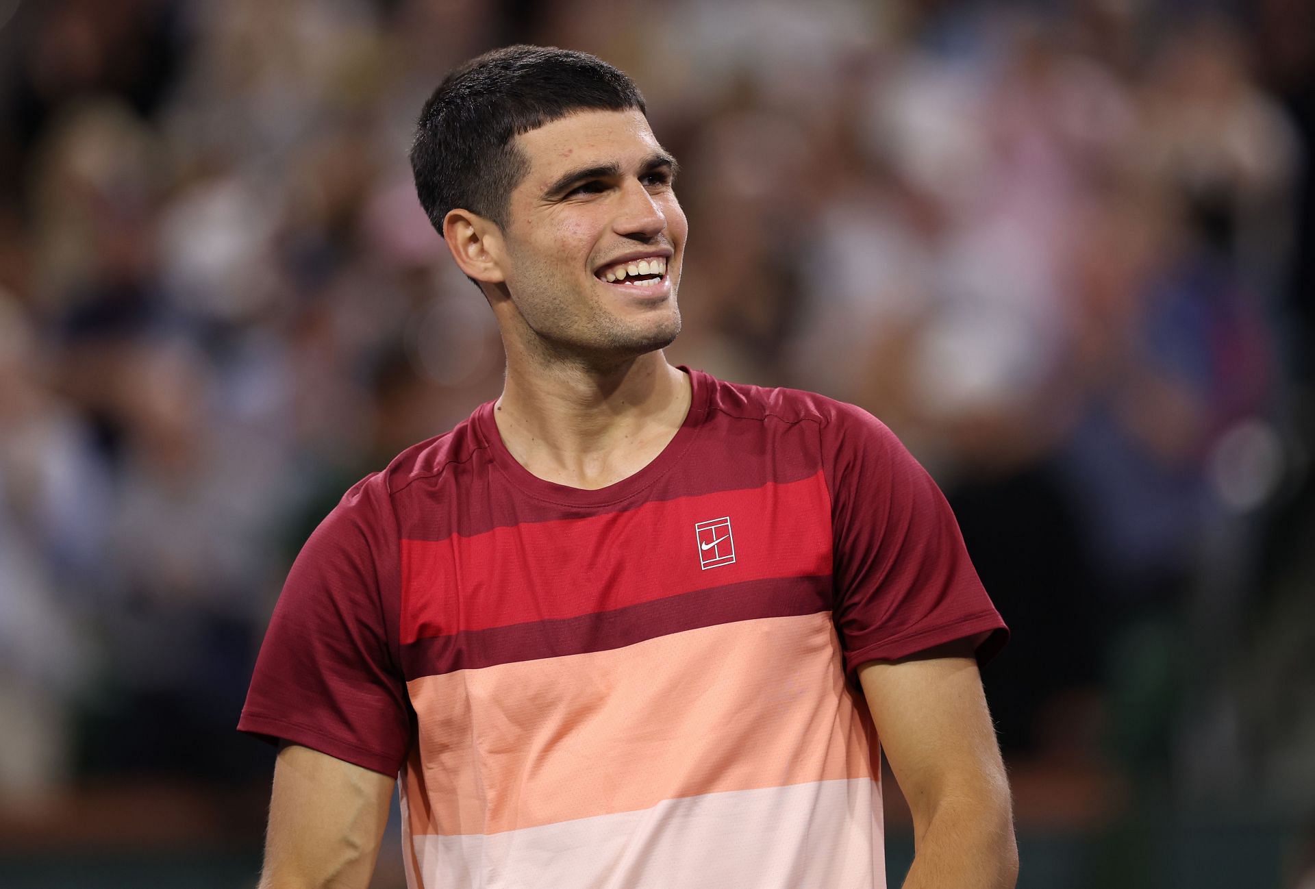 Carlos Alcaraz at the BNP Paribas Open 2025. (Photo: Getty)