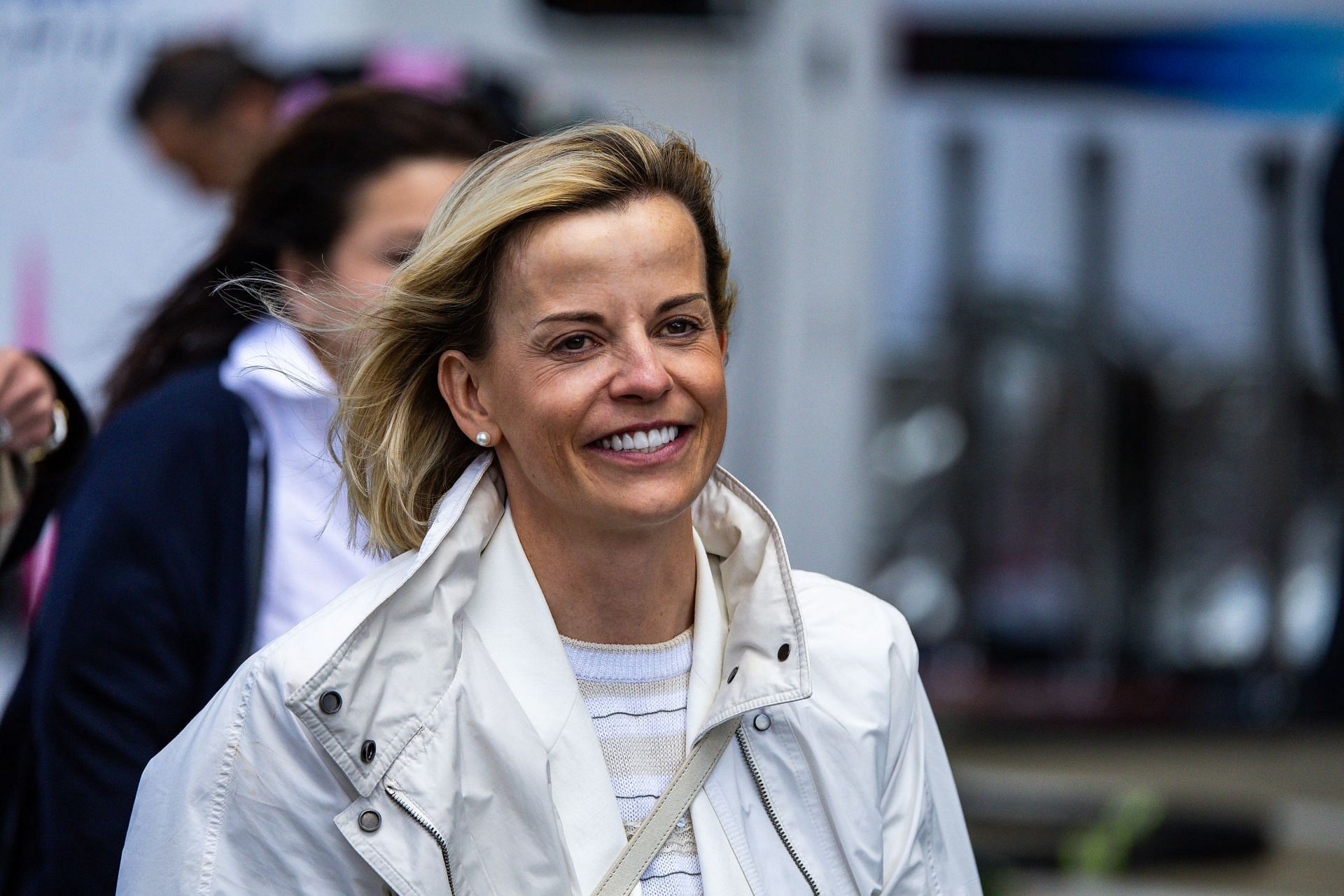 Susie Wolff at the F1 Grand Prix of Great Britain - Source: Getty