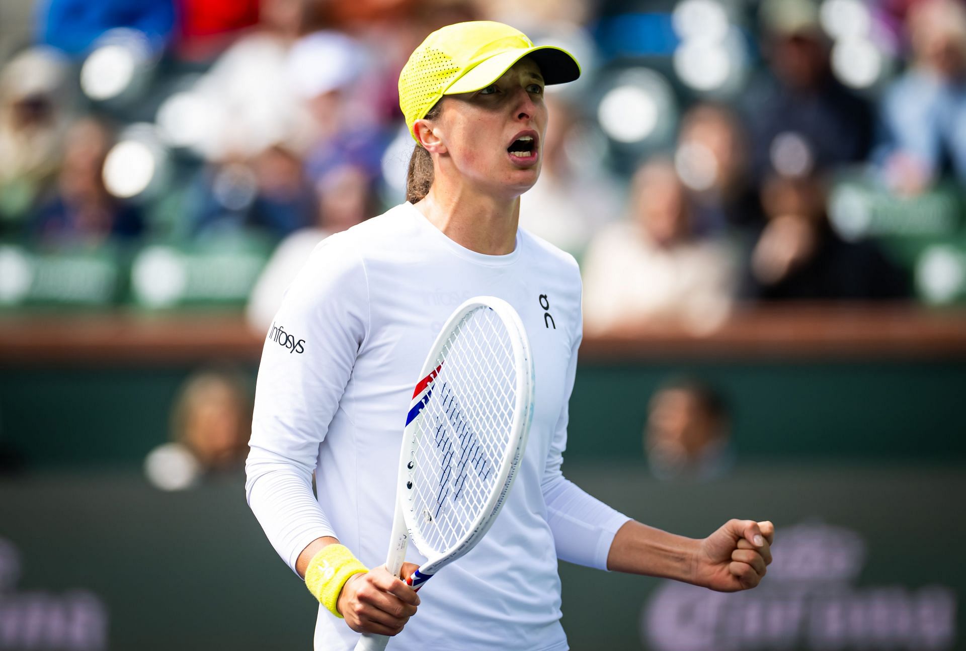 Iga Swiatek at the BNP Paribas Open 2025. (Photo: Getty)