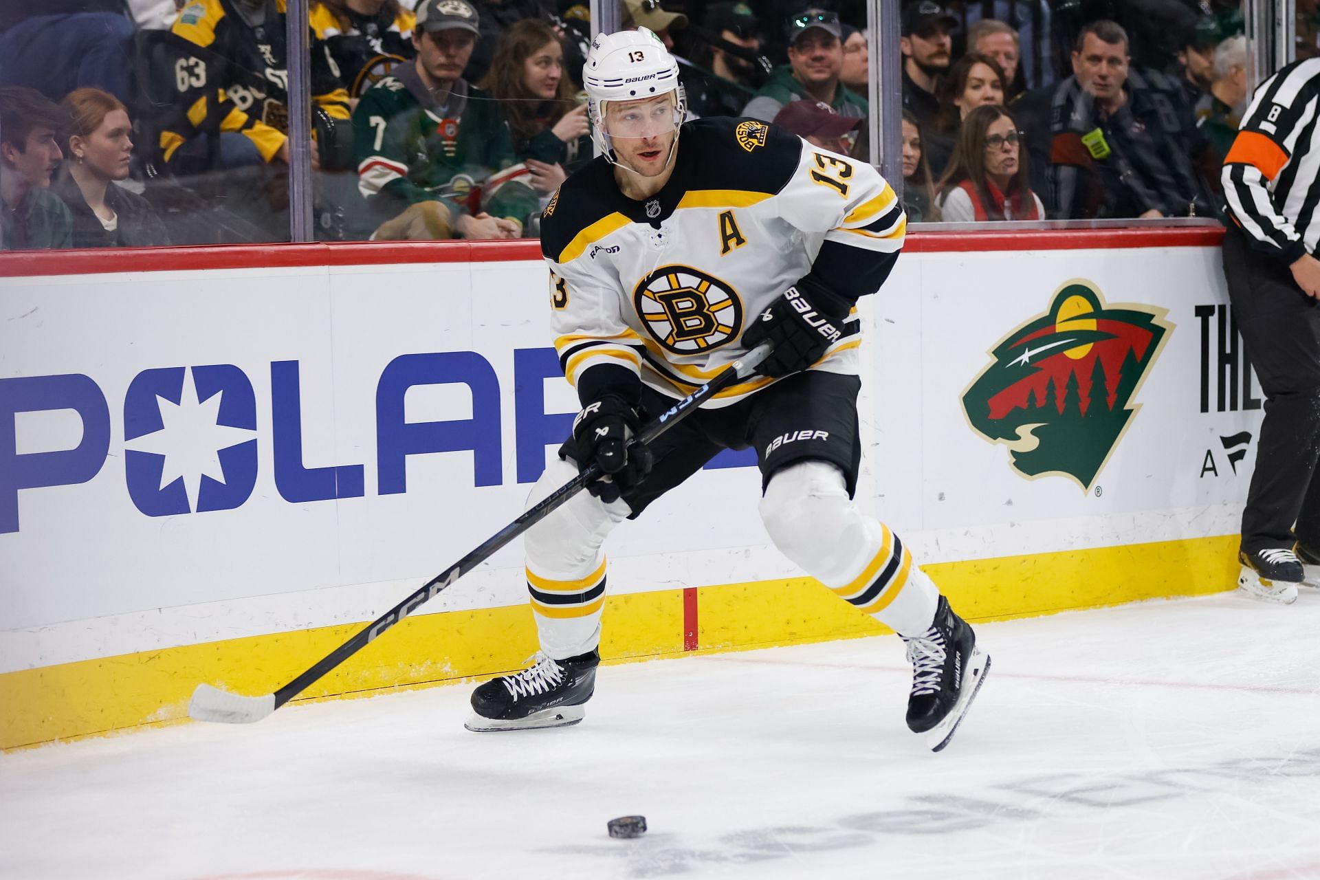 NHL: MAR 02 Bruins at Wild - Source: Getty