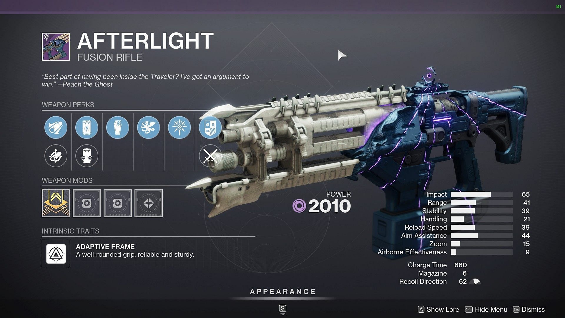 Afterlight in Destiny 2 (Image via Bungie)