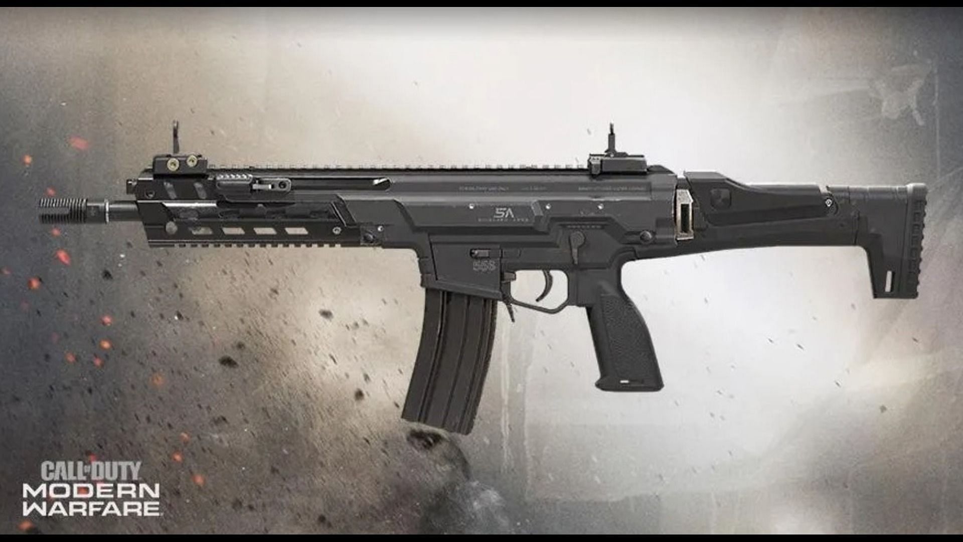 The Grau 5.56 assault rifle in Warzone (Image via Activision)