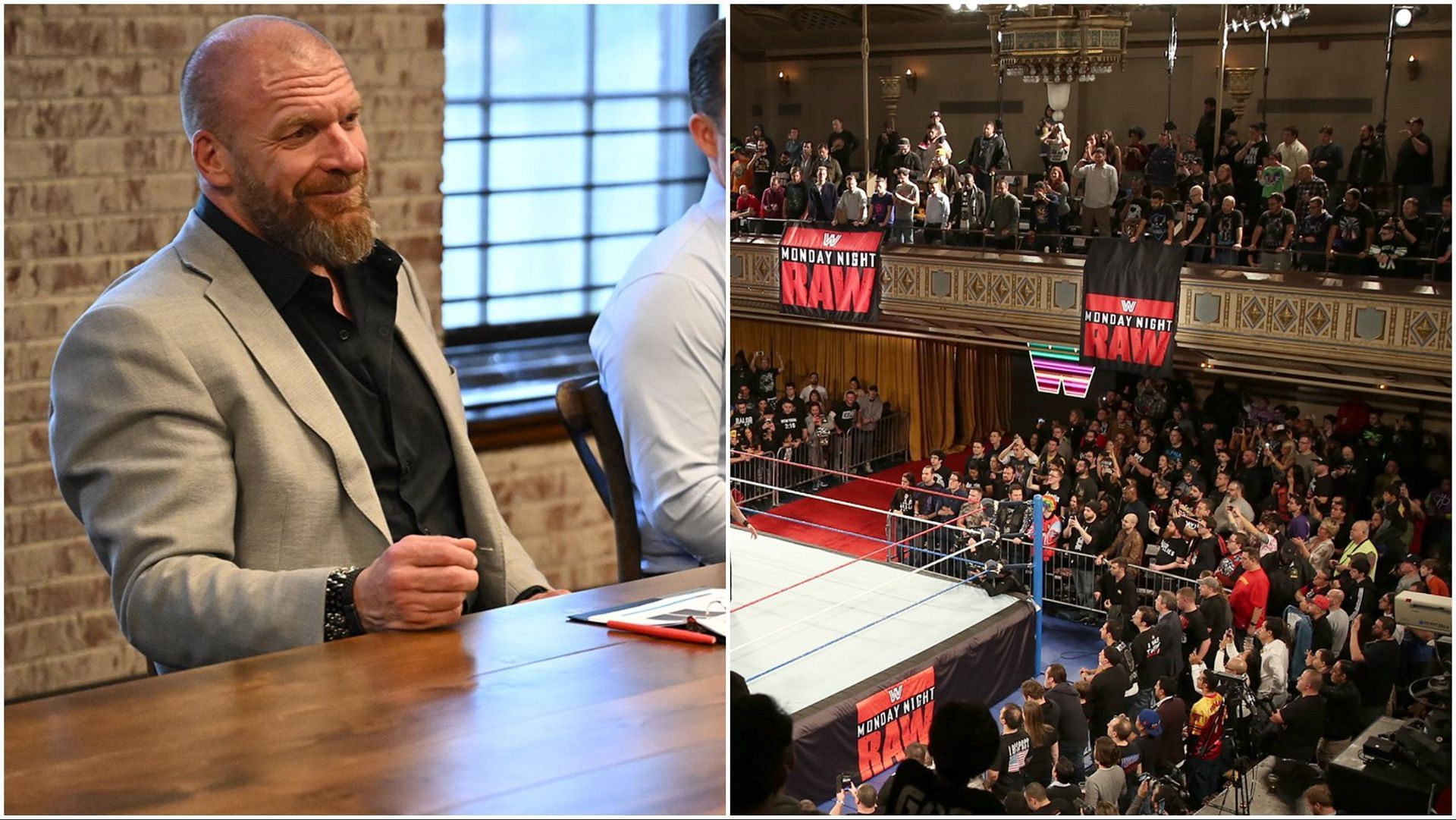 WWE CCO Triple H welcomes a new signee, WWE RAW at the Manhattan Center