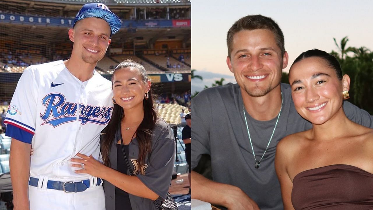 Corey Seager and his wife, Madisyn (Image from - Instagram.com/@madisynseager)