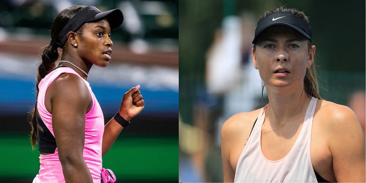 Sloane Stephens and Maria Sharapova - Getty