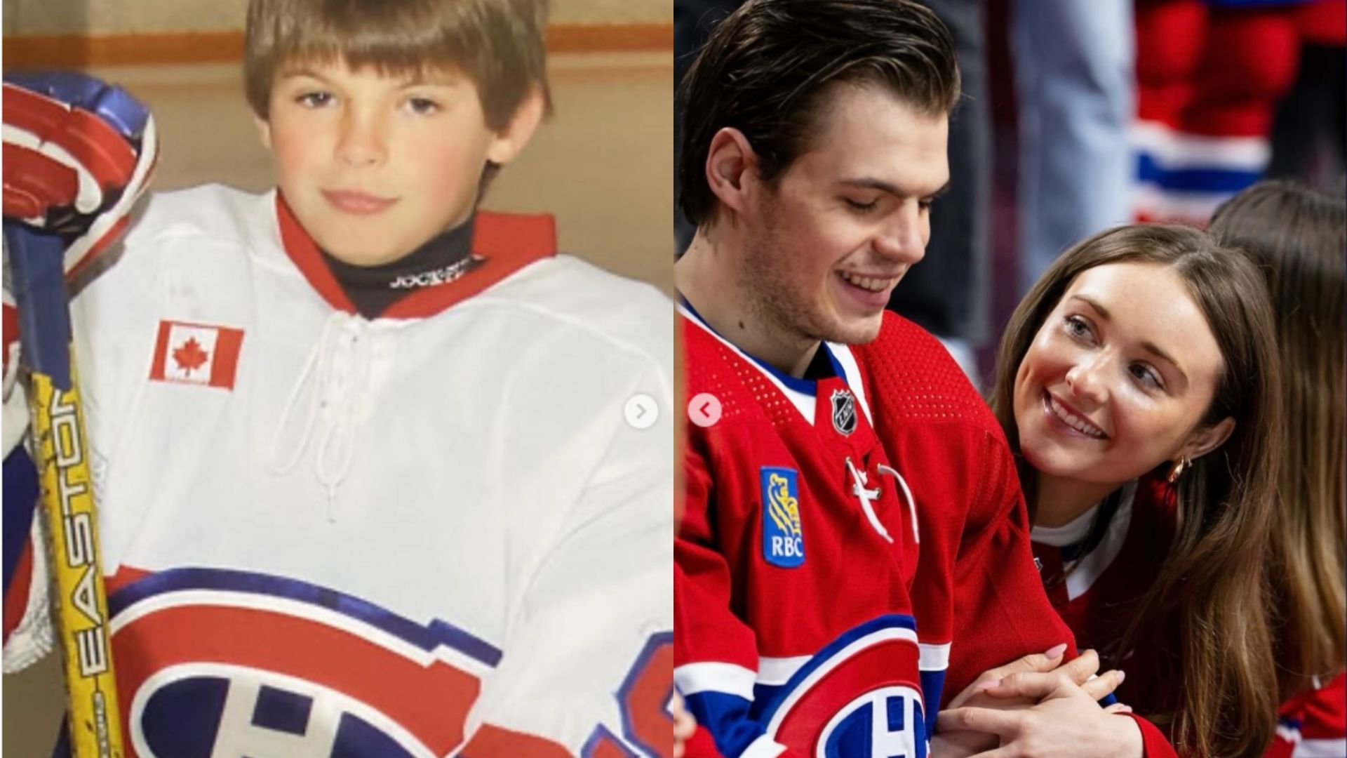 Jake Evans shares adorable childhood picture flaunting Montreal Canadiens jersey, drops 2-word caption on 4-year extension