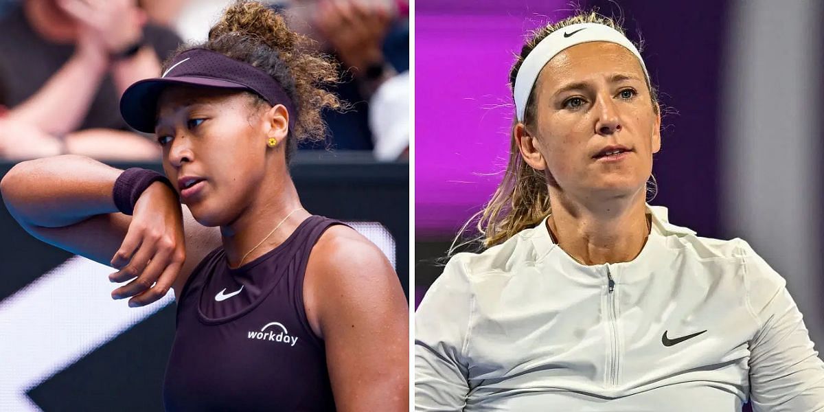 Naomi Osaka (left), Victoria Azarenka (right), Sources: Getty