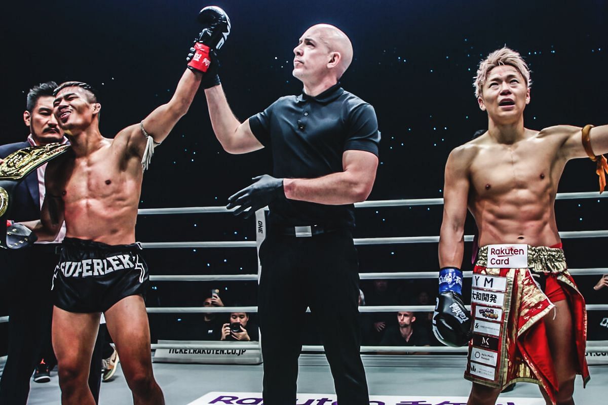 Superlek Kiatmoo9 and Takeru Segawa - Photo by ONE Championship