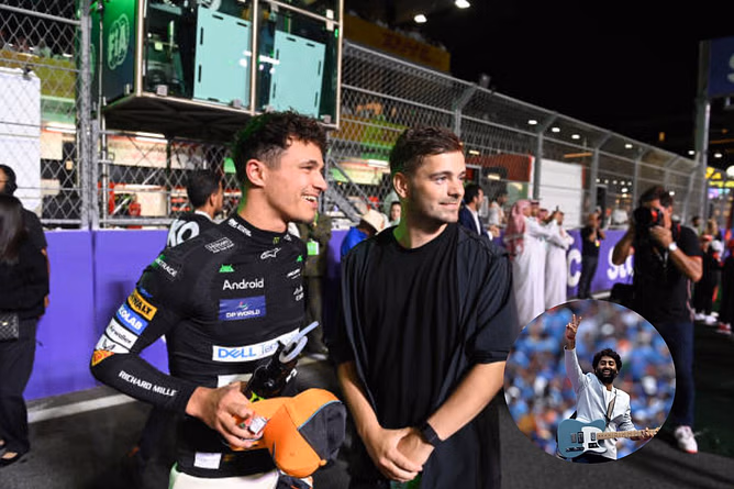 Lando Norris shares IG reel of his friend Martin Garrix visiting Indian superstar Arijit Singh's home