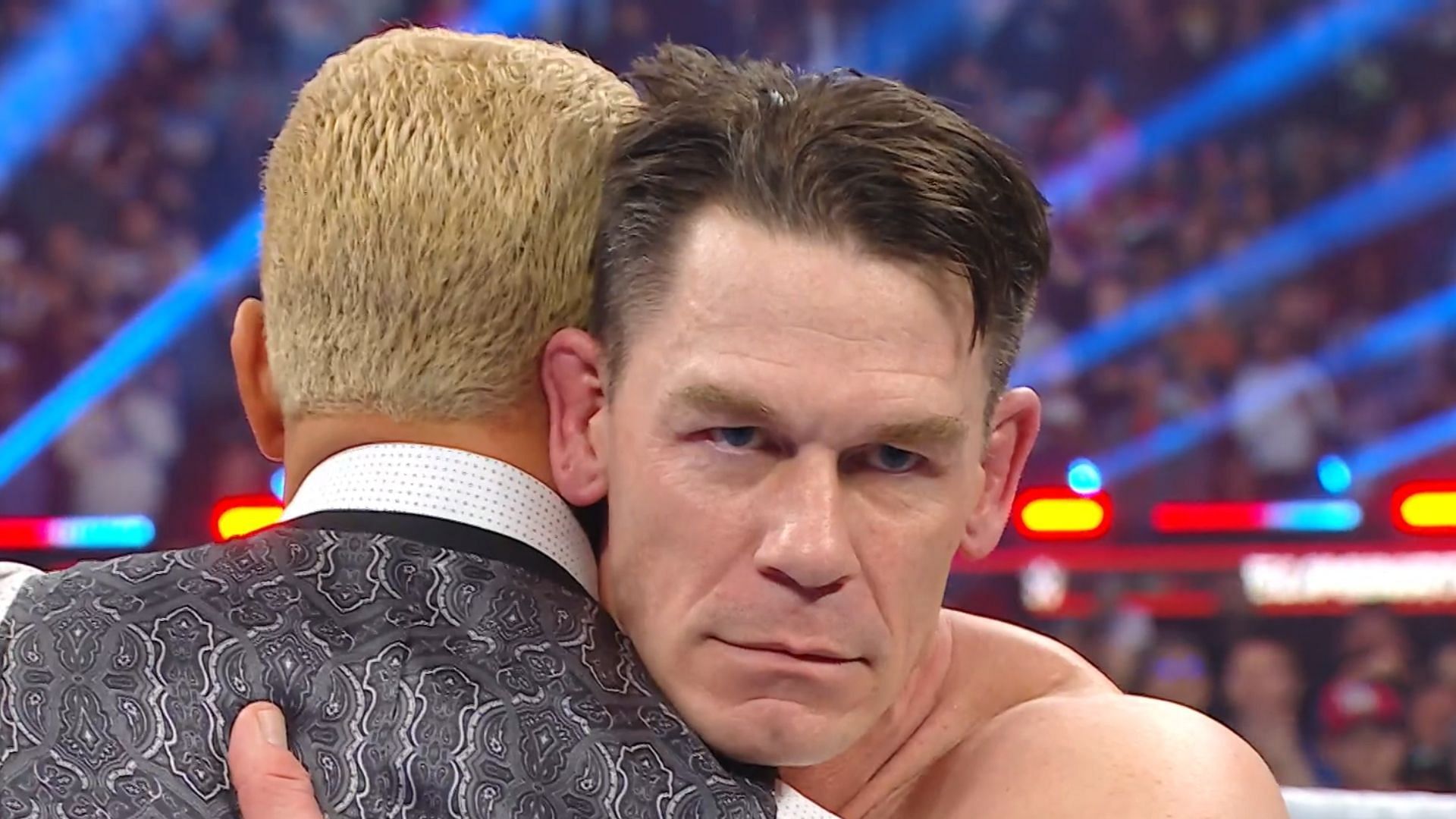 John Cena before attacking Cody Rhodes (Image via wwe.com)