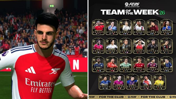 EA FC 25 TOTW 26 released, featuring Rice, Pulisic, and others