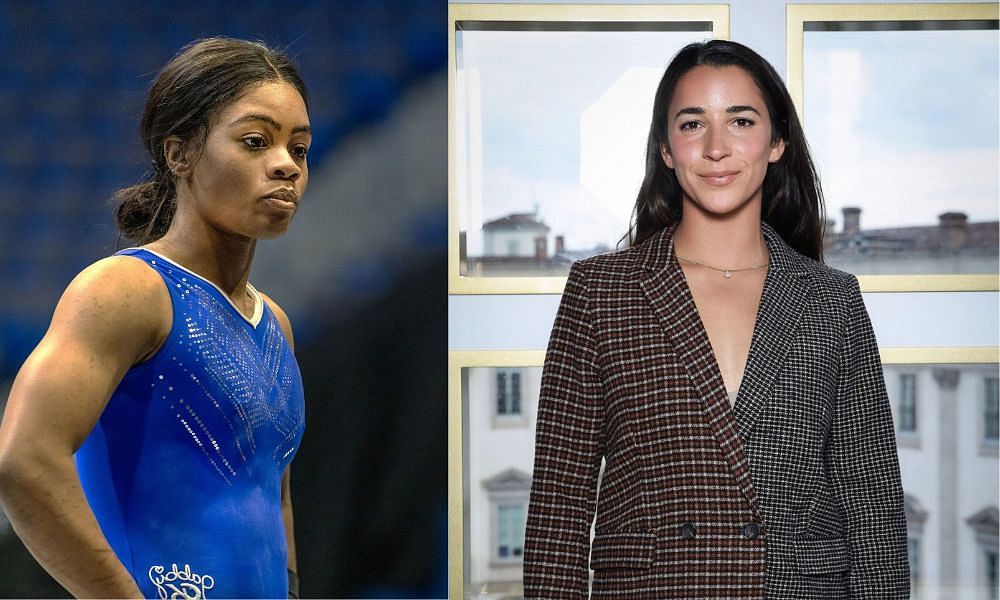 Aly Raisman and Gabby Douglas 