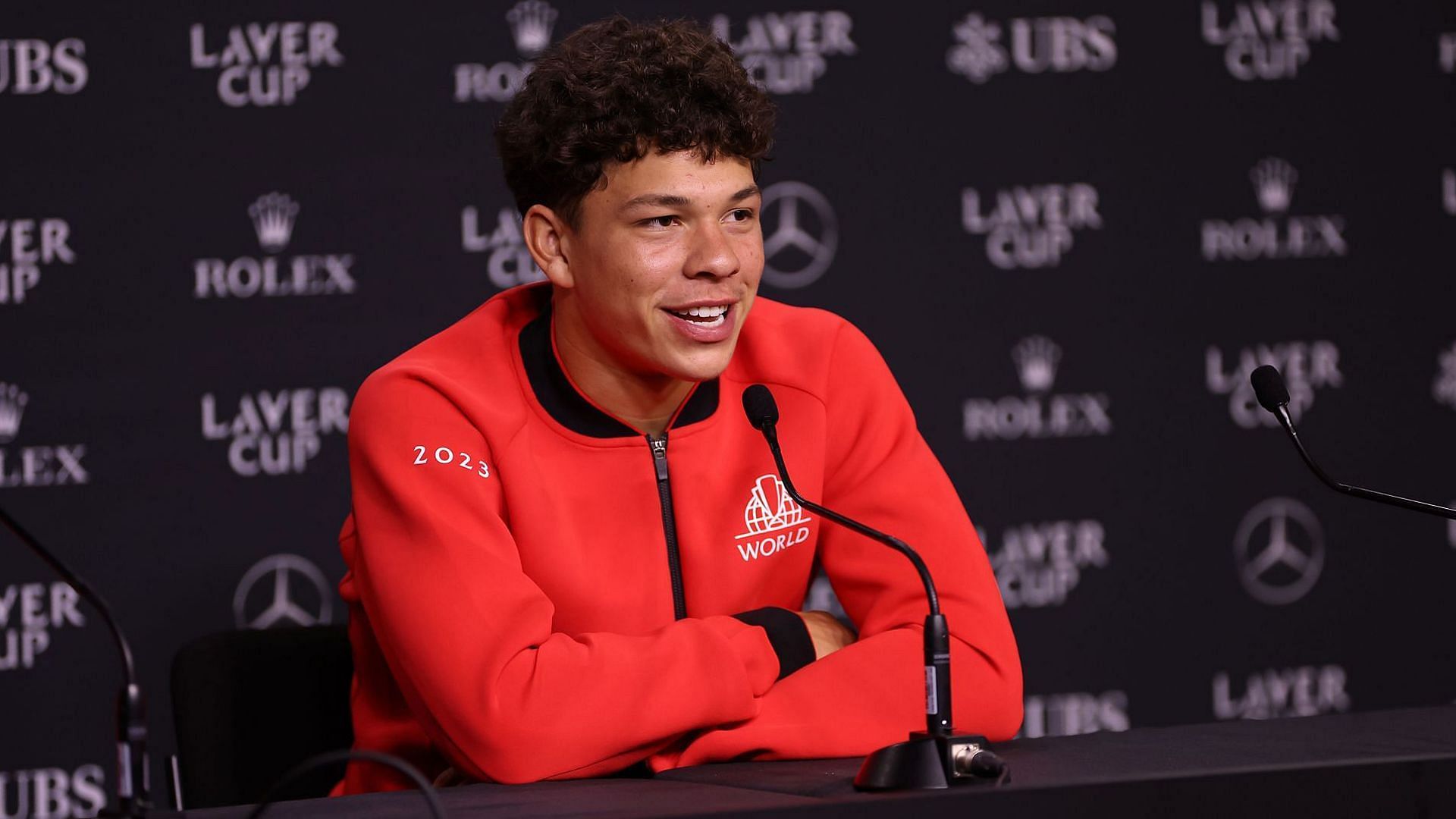 Ben Shelton at the 2024 Laver Cup. Image: Getty