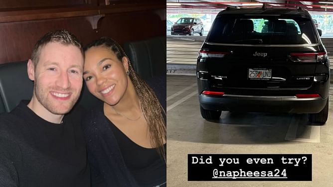 "Did you even try?" - Napheesa Collier's husband Alex Bazzell mocks Unrivaled MVP after she parks car on spacing line