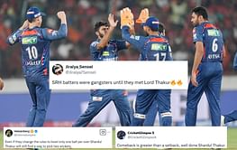 "SRH batters were gangsters until they met Lord Thakur" - Fans hail LSG pacer for brilliant four-wicket haul in SRH vs LSG IPL 2025 clash
