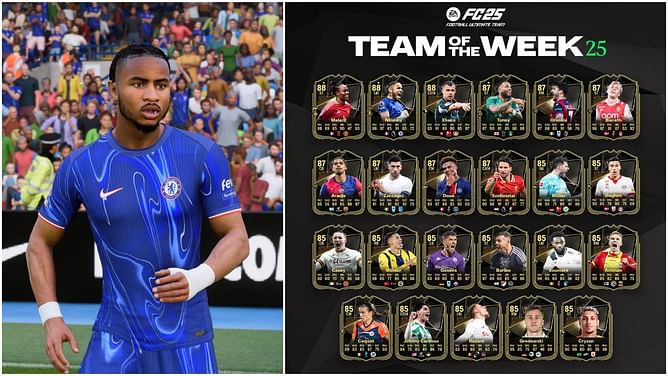 EA FC 25 TOTW 25 revealed, Christopher Nkunku headlines the squad