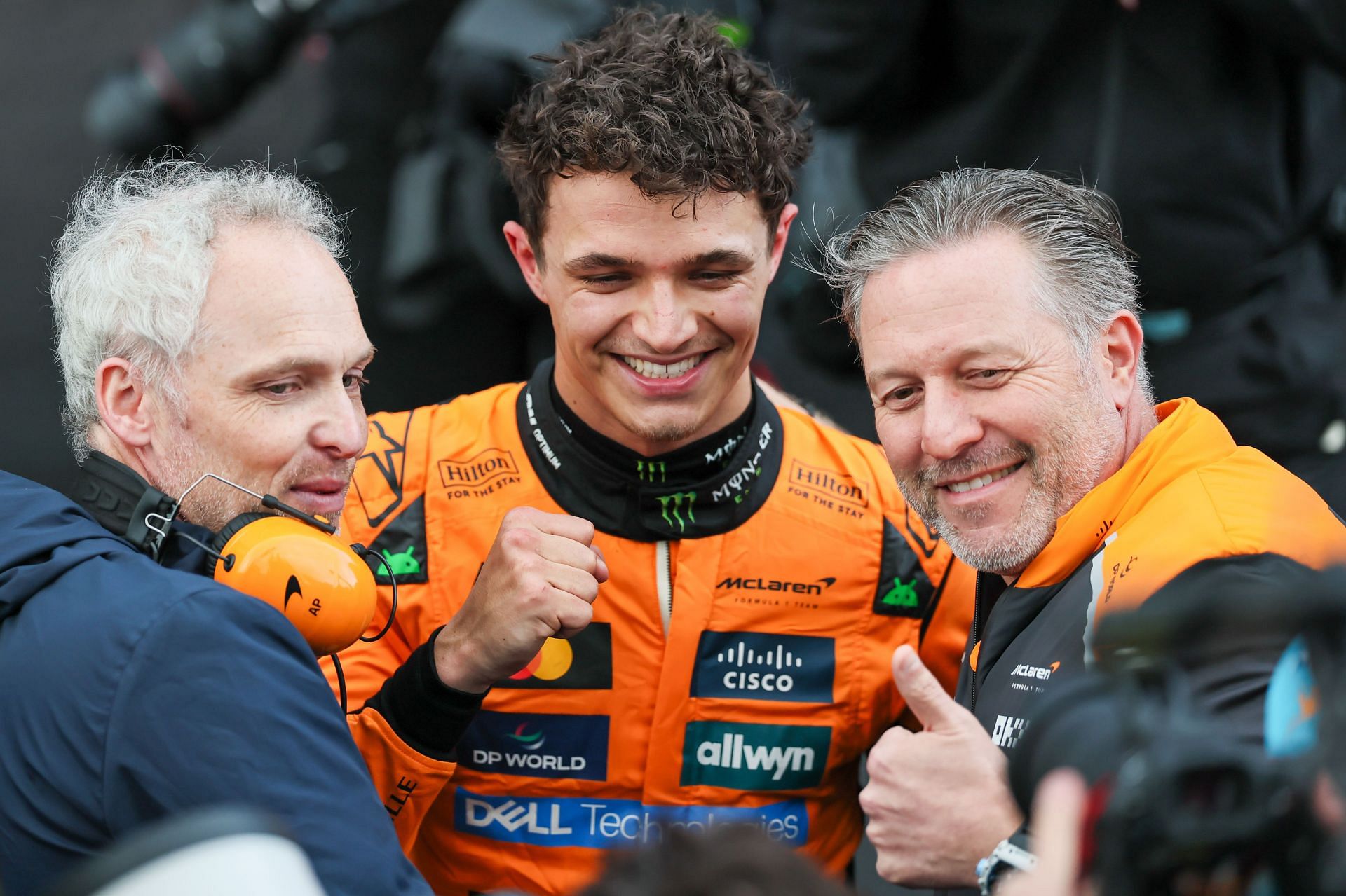 Lando Norris with McLaren CEO Zak Brown F1 Grand Prix Of Australia - Source: Getty