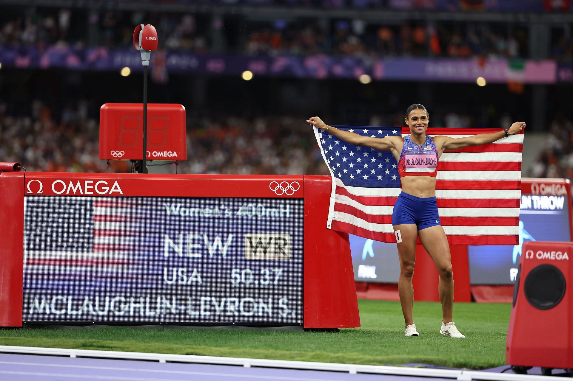 Sydney McLaughlin-Levrone at Paris Olympics 2024 (Photo: Getty Images)