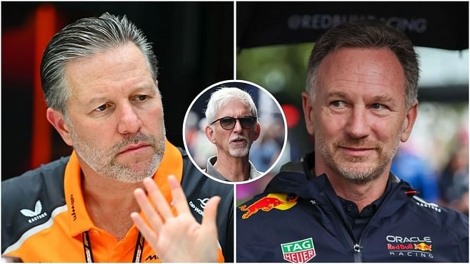 Damon Hill drops 4-word reaction to McLaren boss Zak Brown's 'I don't like how he rolls' remark about Red Bull's Christian Horner